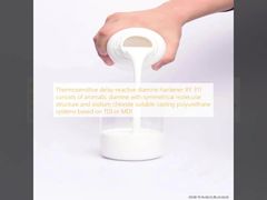 El endurecedor de diamina termosensible de reacción tardía XY 311 consiste en diamina aromática con estructura molecular simétrica y cloruro de sodio adecuado para sistemas de poliuretano de fundición basados en TDI o MDI